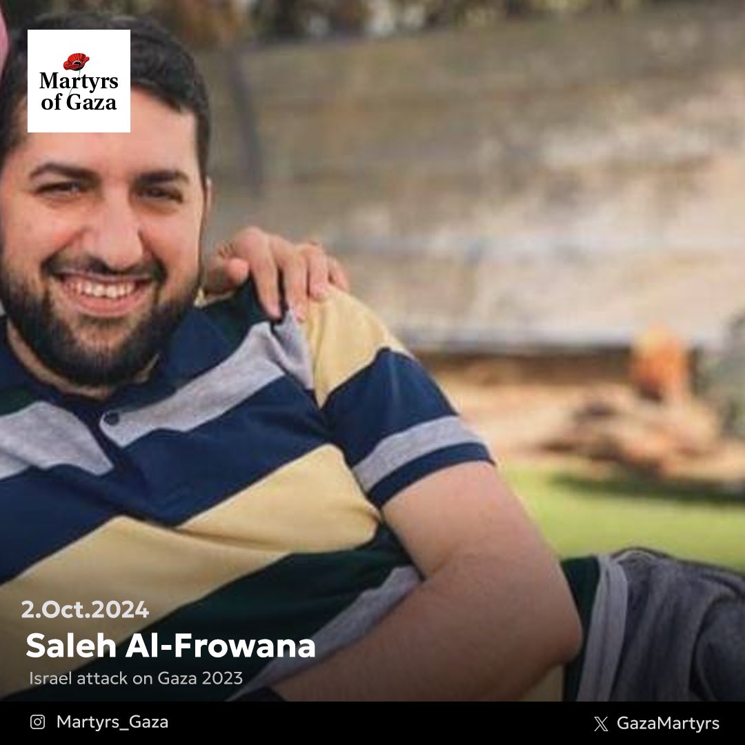 Saleh Al-Frowana, economics graduate and devoted mosque-goer, killed in Gaza