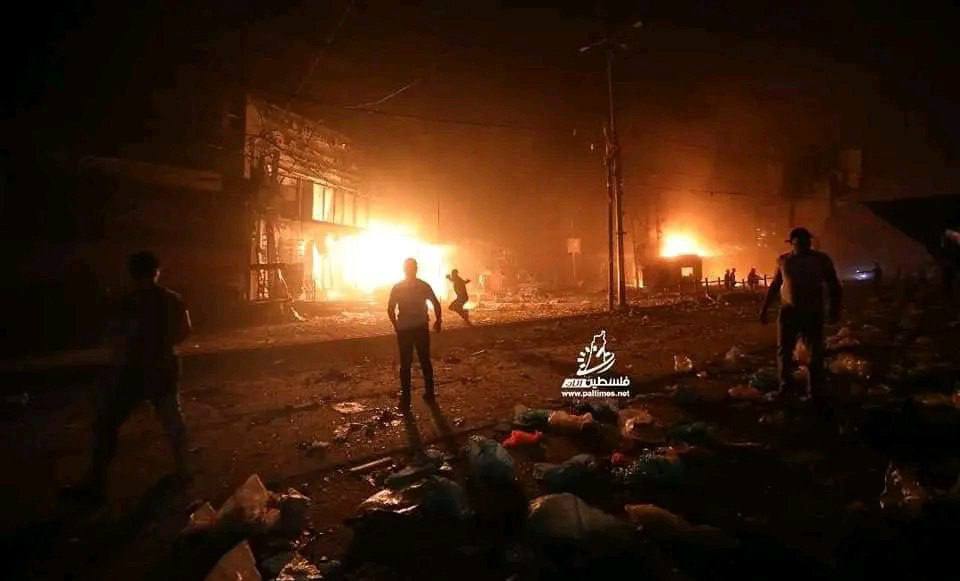 Israeli airstrike kills civilians at Al-Nusairat market