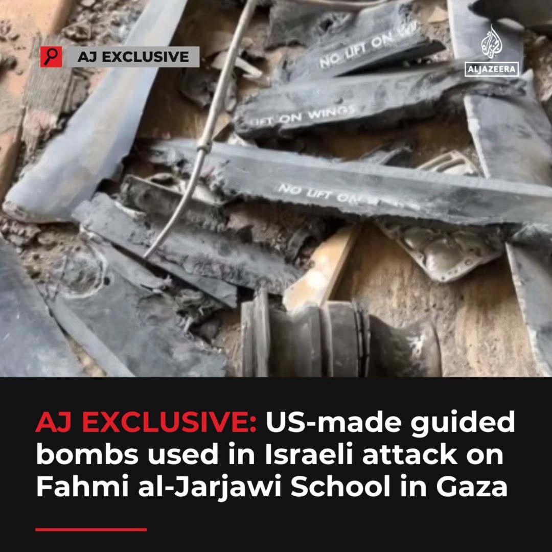 US bombs used in Israeli attack on Gaza school, UN says