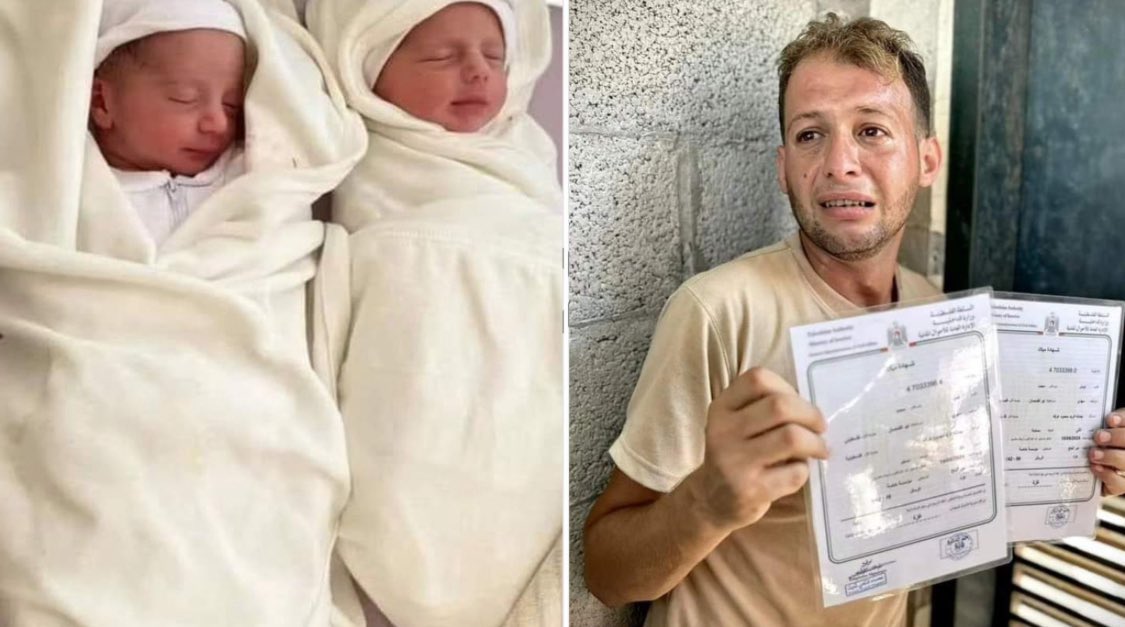 Father loses twin children and wife to Israeli strikes in Gaza