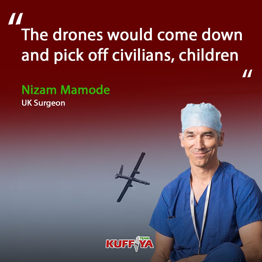 Surgeon Testifies Parliament: Drones Target Wounded Civilians Gaza