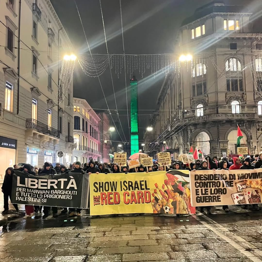 Bologna Activists Protest Israeli Team Match