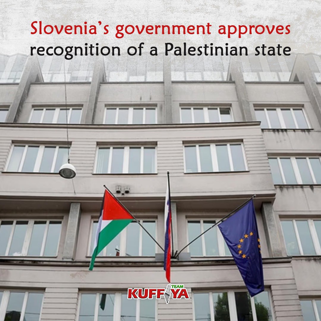 Slovenia approves recognition of independent Palestinian state