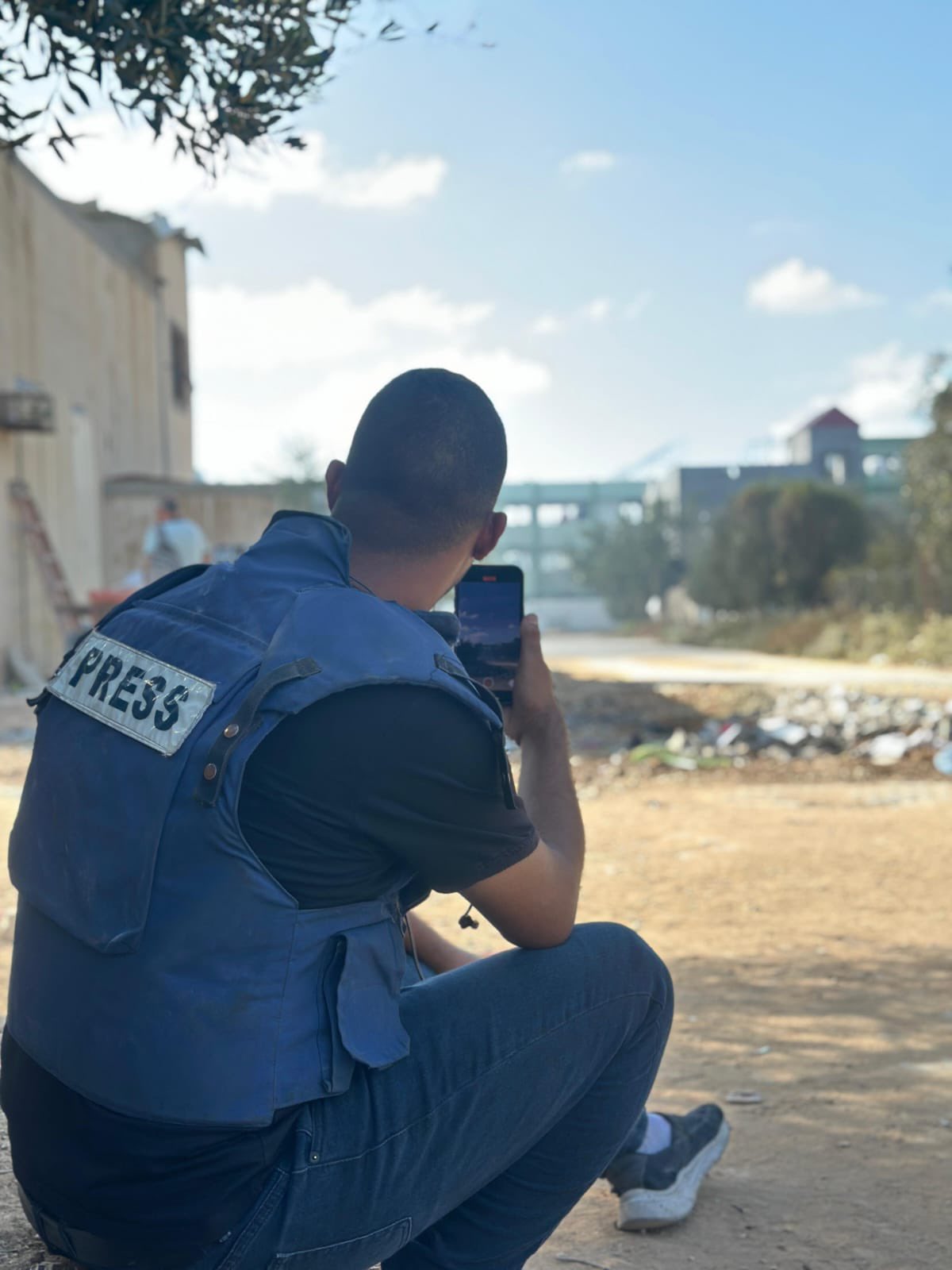 Reporting from Beit Hanoun, closest point to target location