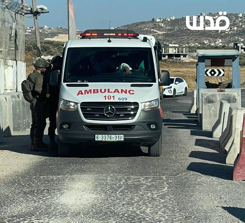 Israeli Forces Block Ambulances at Beit Furik Checkpoint