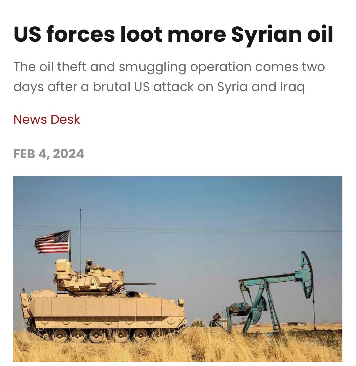 US Syria Policy Contradicts Ukraine Sovereignty Rhetoric