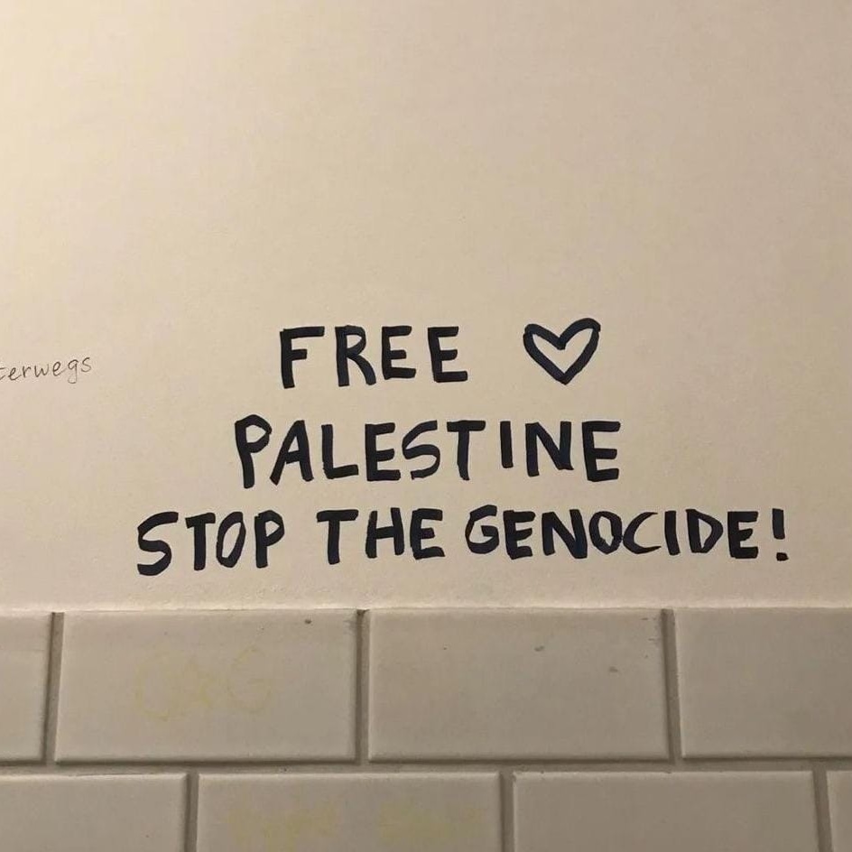 Pro-Palestine protest spotted in Brussels, Belgium
