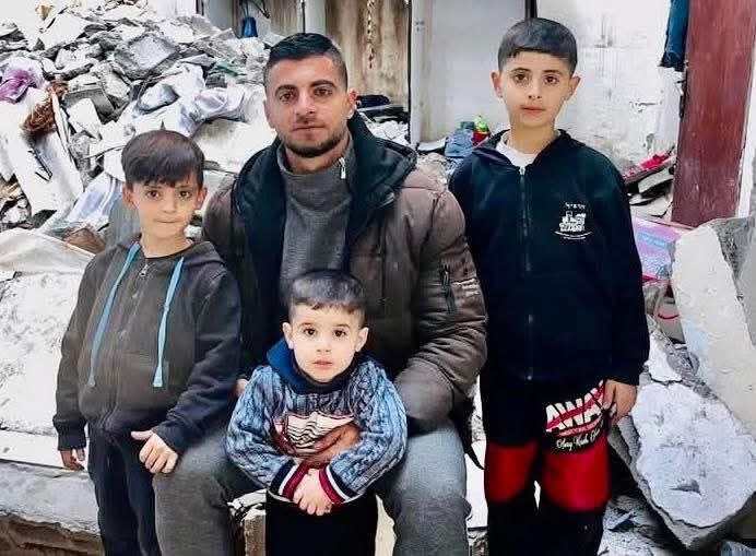 Palestinian Father Finds Home Bombed, Children Killed in Gaza Strike