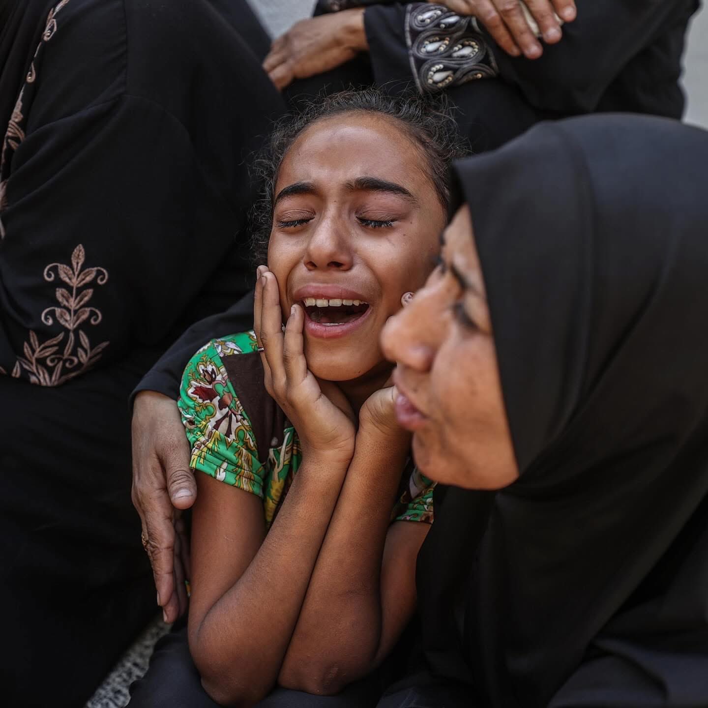Families Receive Bodies of Loved Ones Killed in Israeli Attacks Northern Gaza