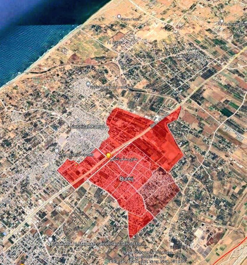 Israeli evacuation orders and bombing casualties in Gaza