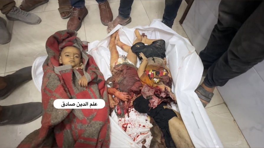 Three children killed with severed heads in Khan Younis bombardment