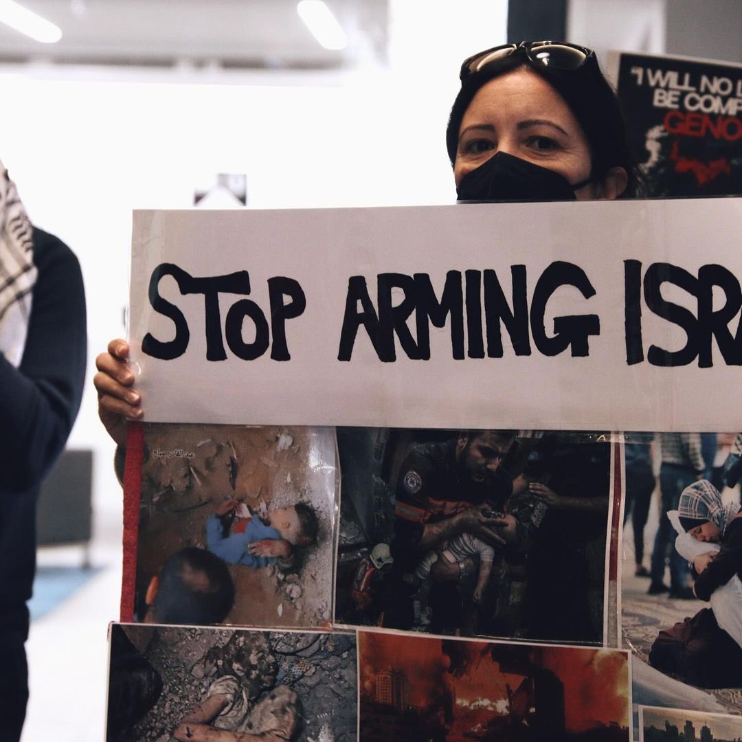 Pro-Palestine Protest at US Consulate Melbourne