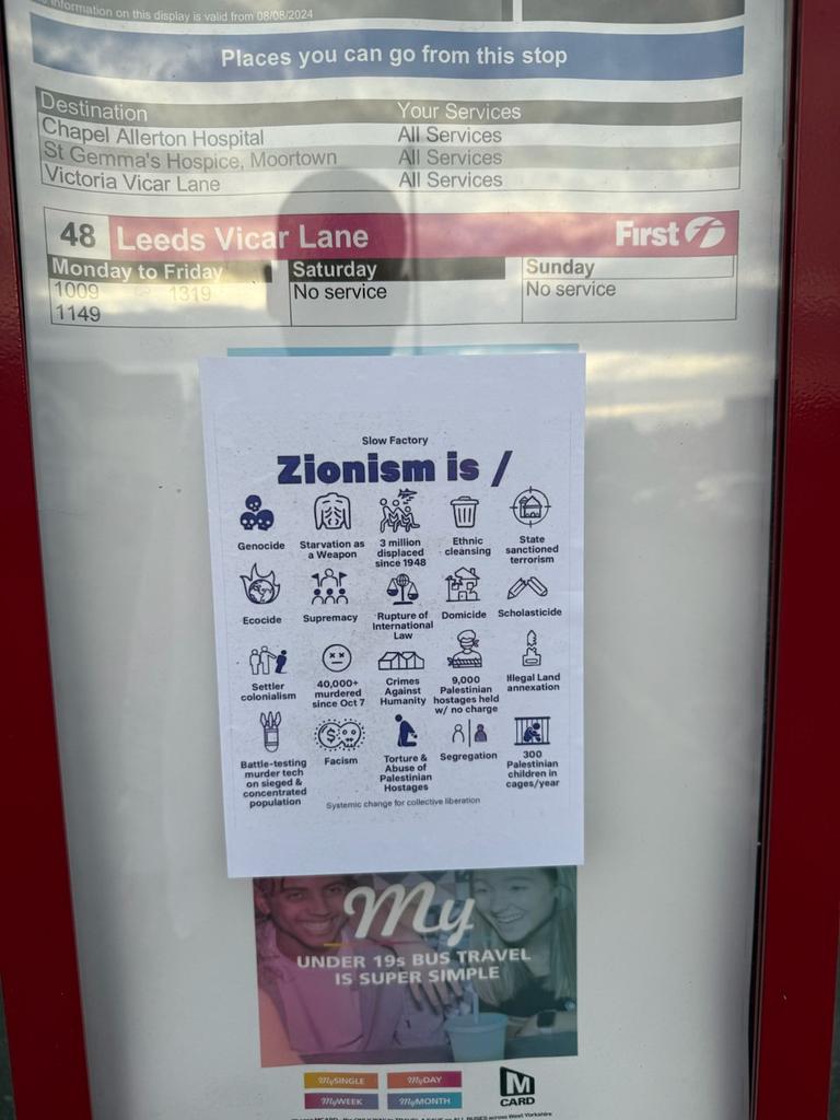 Palestine Activist Arrested for Poster in Leeds