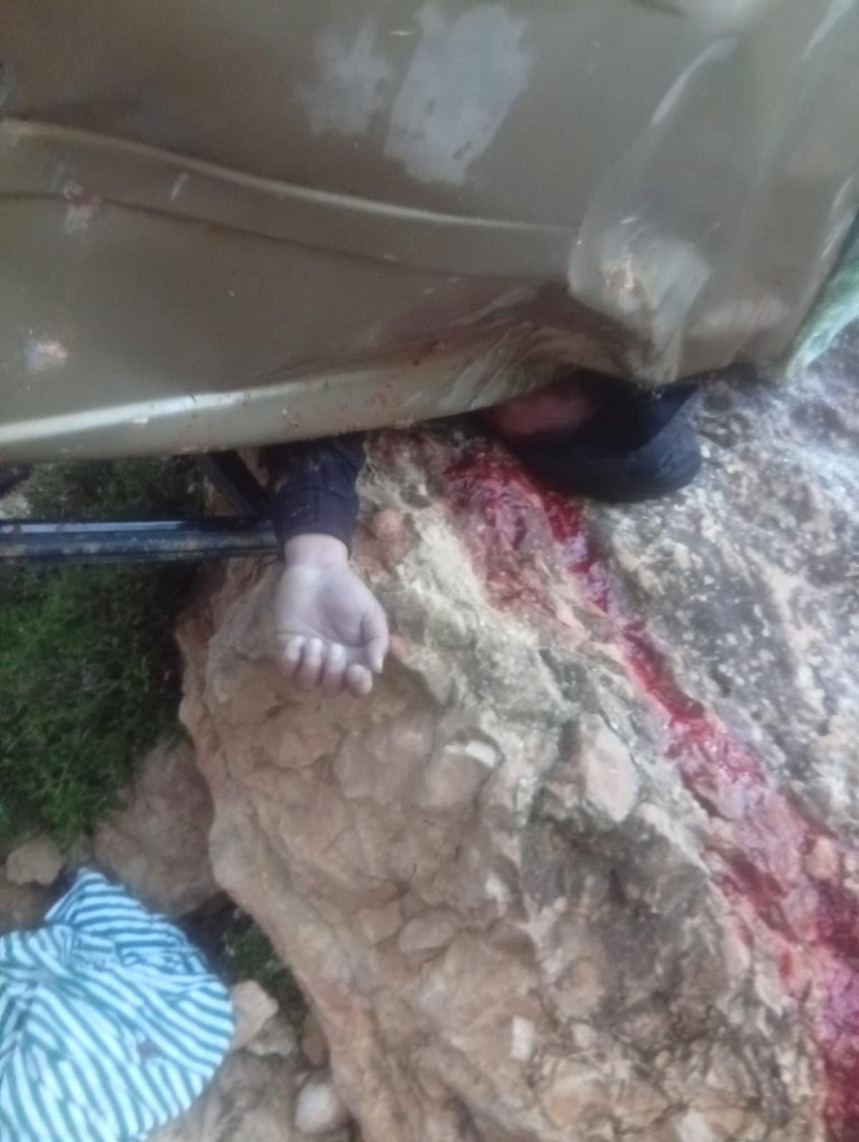 Israeli military vehicle runs over person