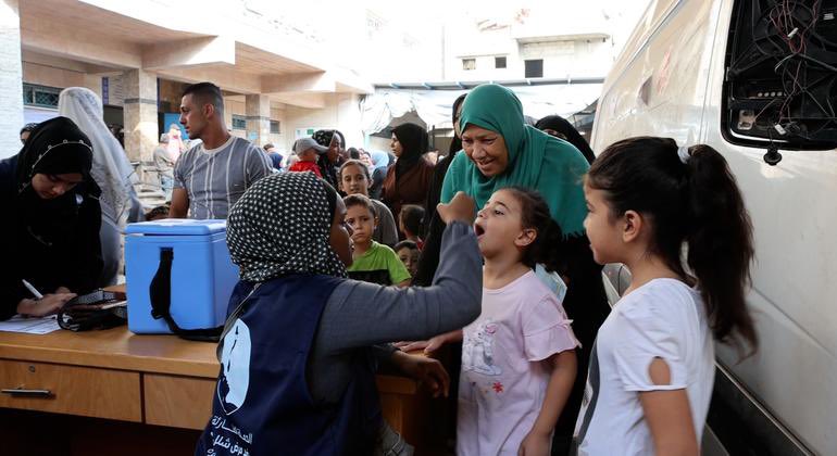 Gaza: Over 600,000 children lack vaccinations due to blockade
