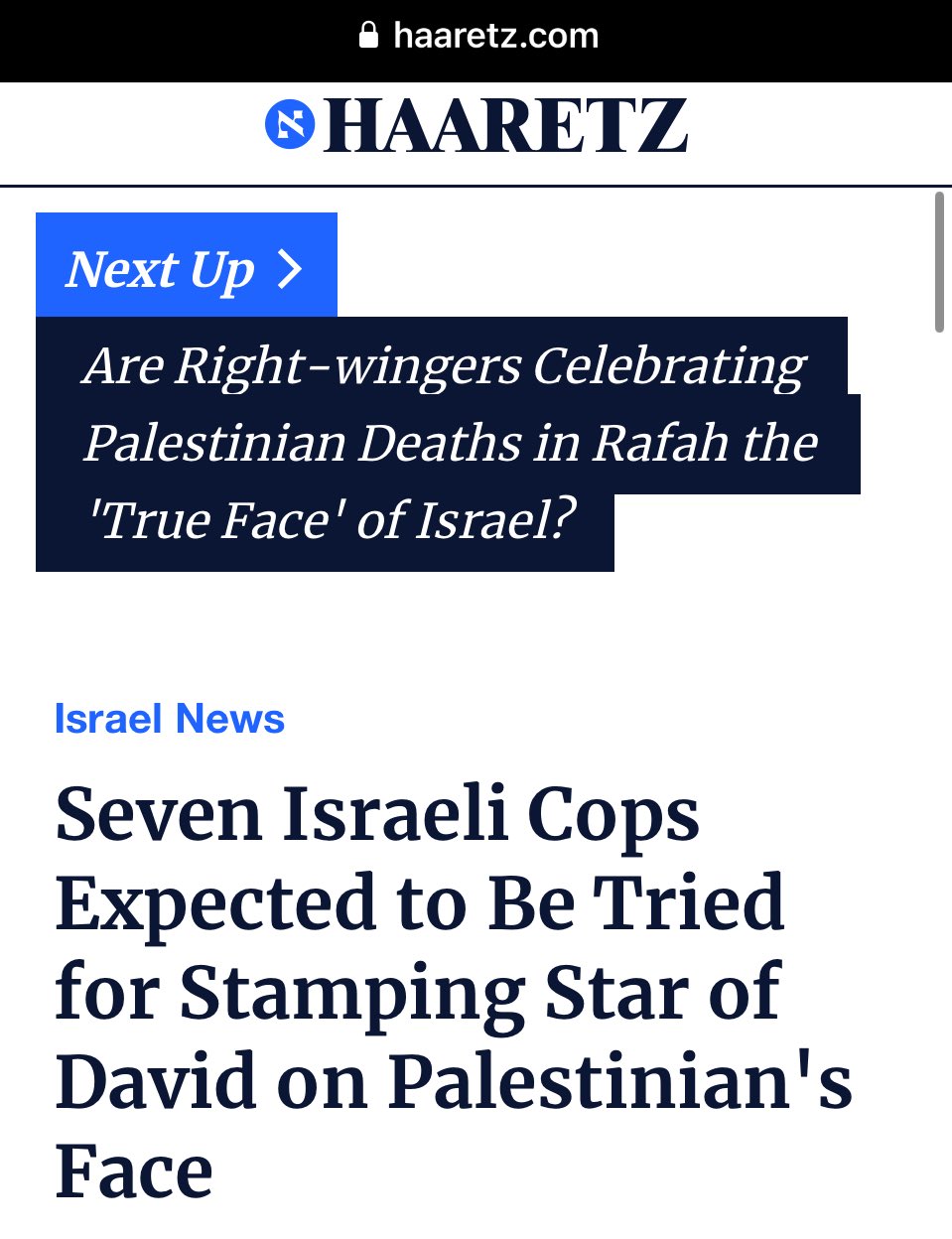 Seven Israeli Police Officers Tried for Assaulting Palestinian