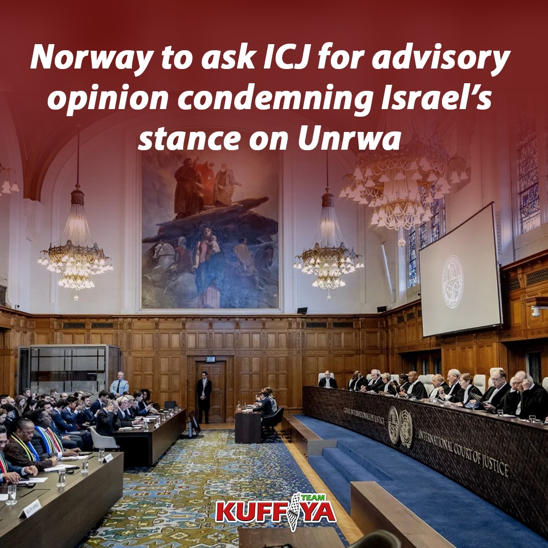 Norway seeks ICJ opinion on Israeli UNRWA cooperation