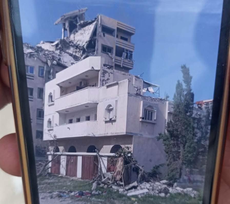 Family Trapped Under Rubble in Gaza City