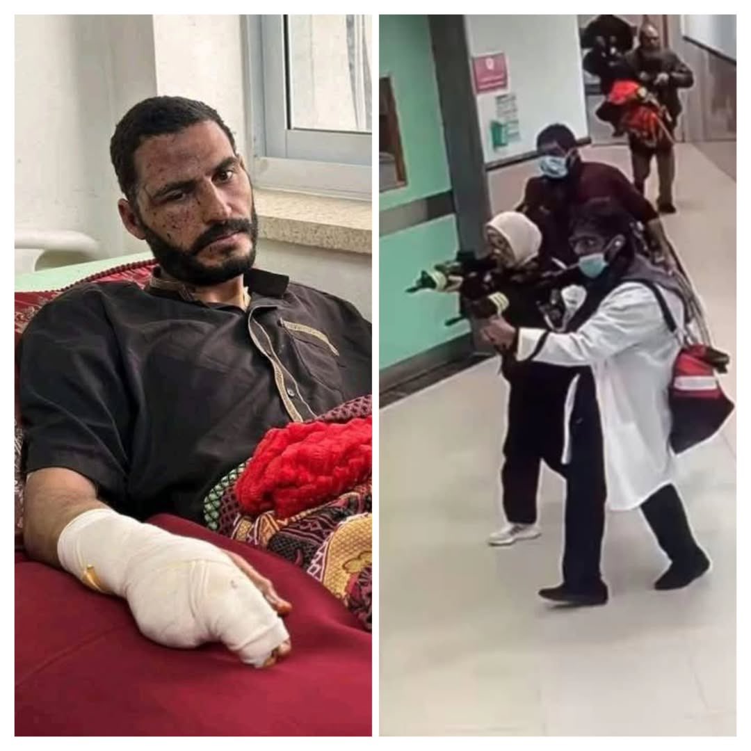 Palestinian journalist Hassan Asliha targeted by drone strike at Nasser Hospital