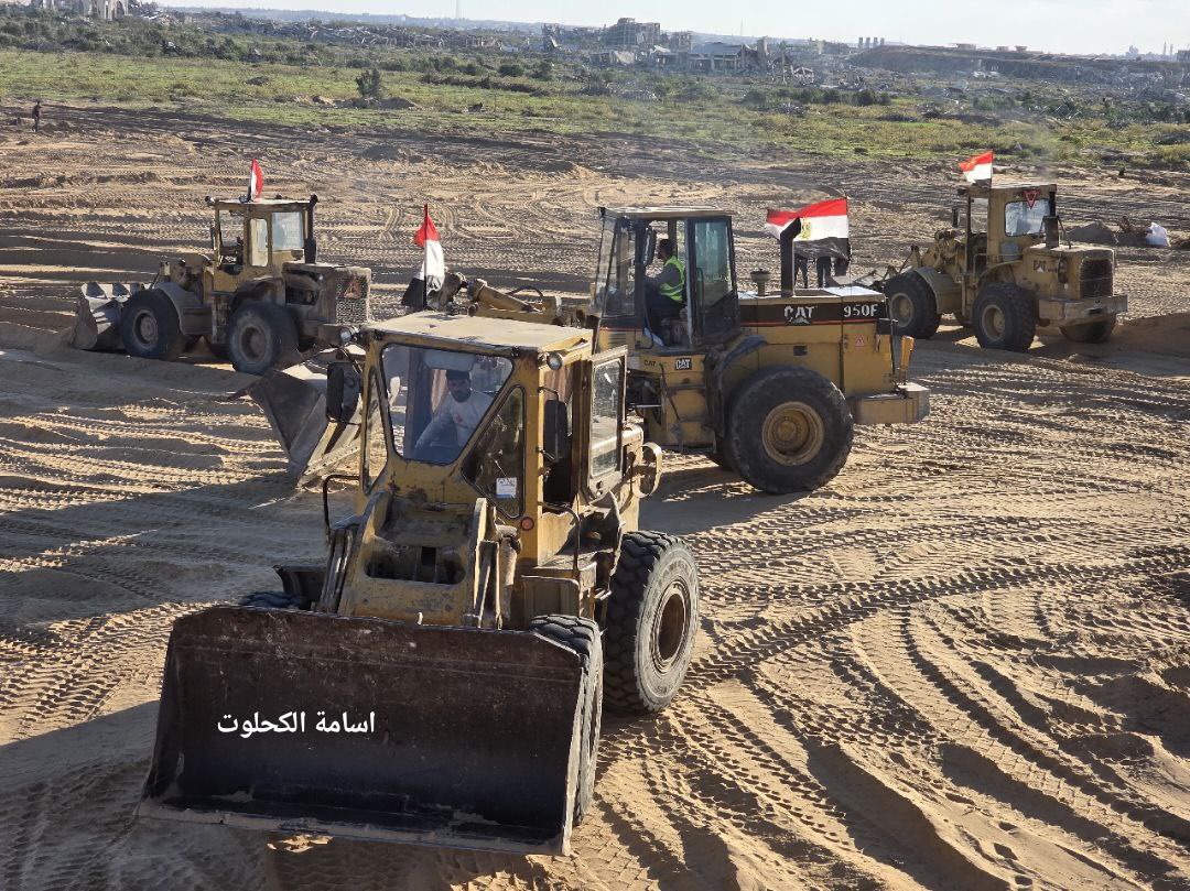 Egyptian committee prepares Netzarim shelters for displaced people