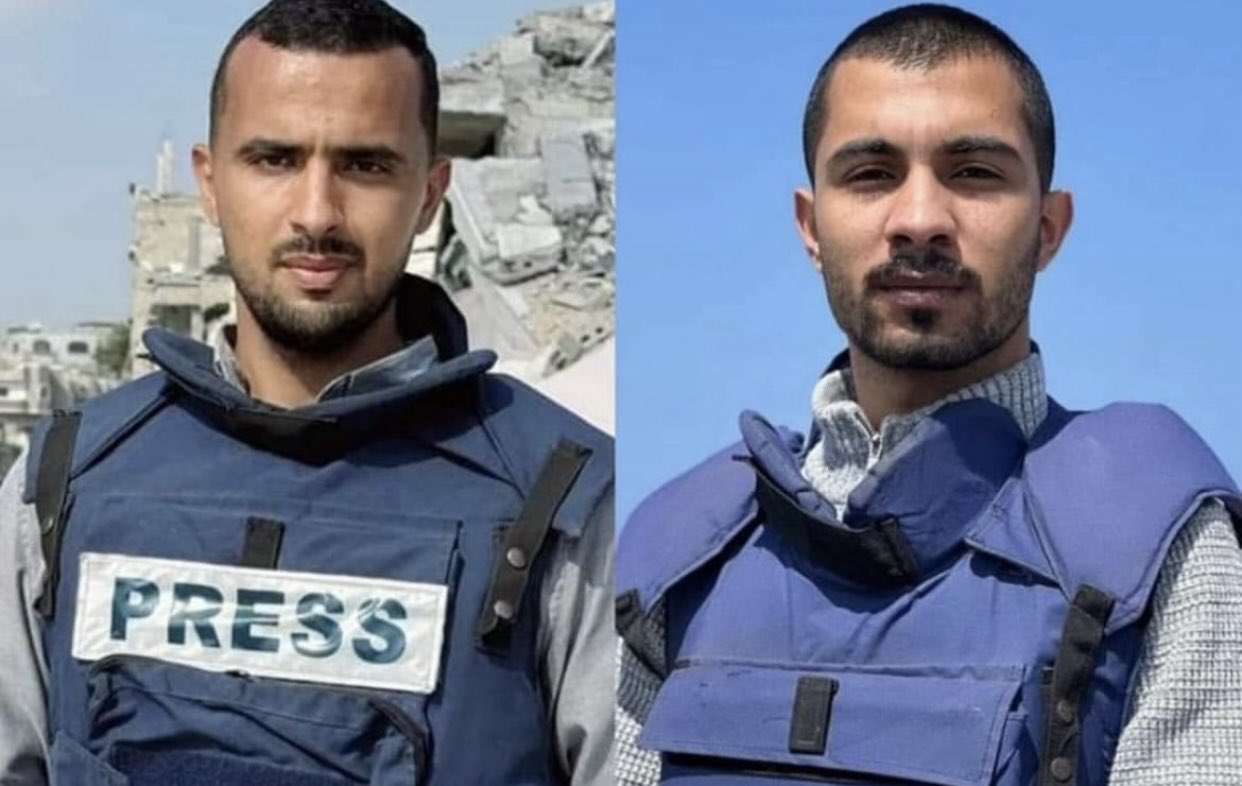 Israeli forces kill Palestinian journalists in Gaza bombing
