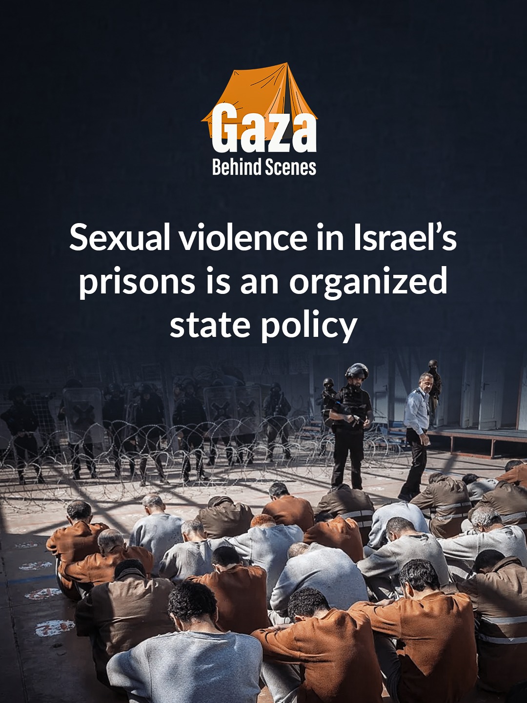 Sexual torture of Palestinian detainees in Israeli prisons as state policy