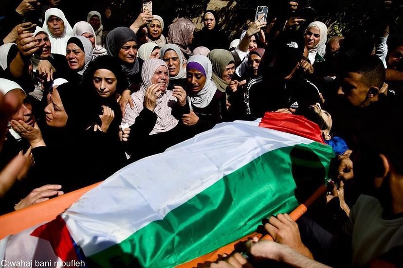 Funeral of martyr Diya Dweikat killed in Balata camp raid