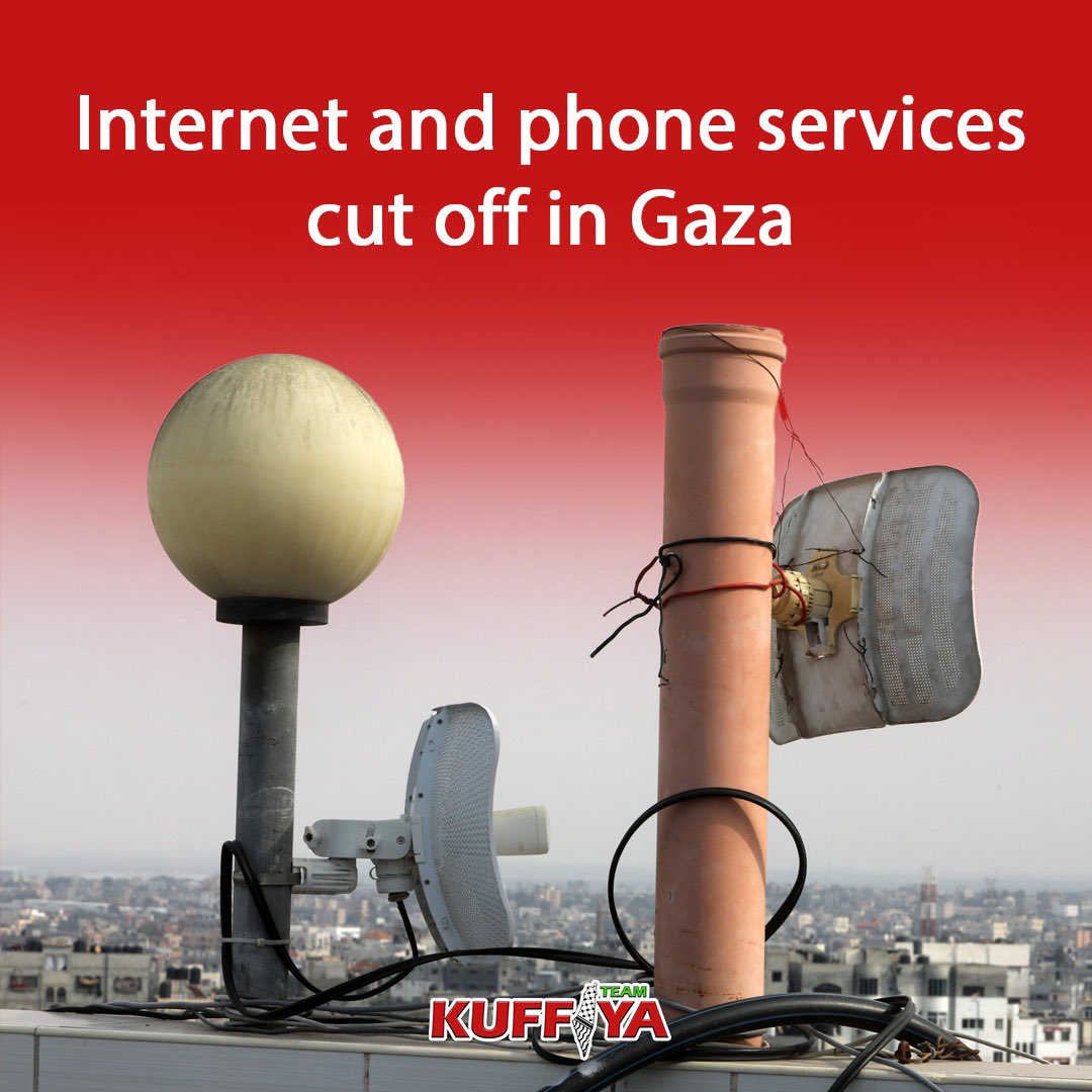 Southern Gaza Internet and Communications Services Cut Off