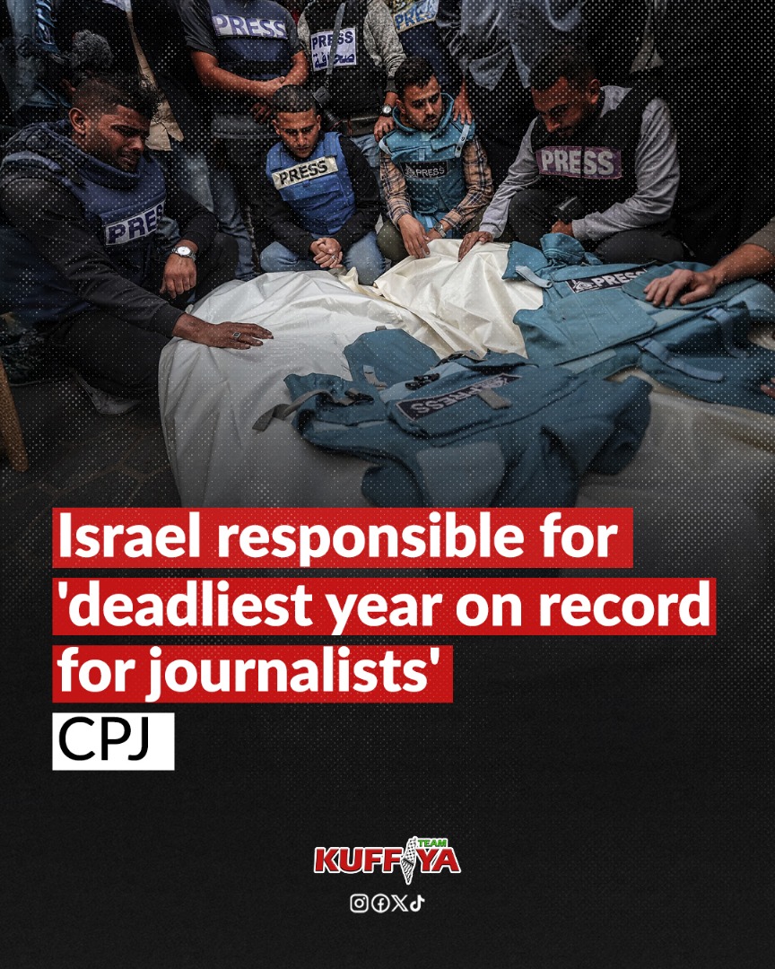 Israeli military responsible for 70 percent journalist deaths 2024