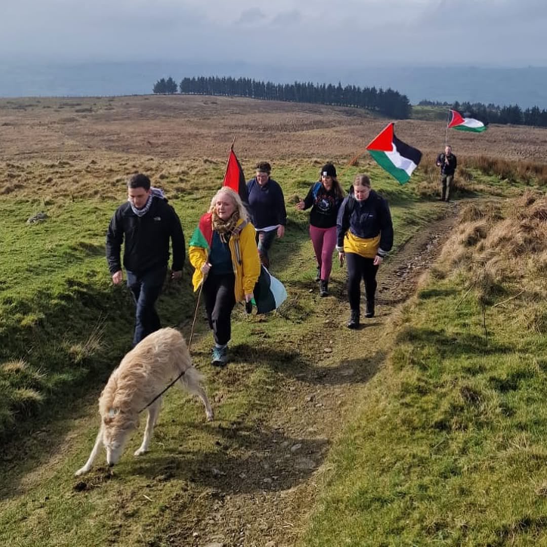 Irish Derry Community Hikes for Palestinian Women Solidarity