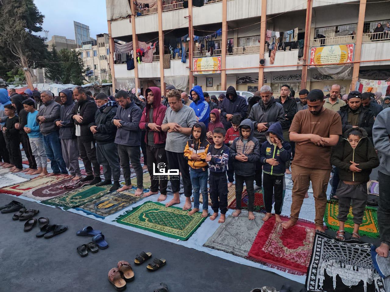 Eid Prayers Held in Jabaliya and Rafah Gaza