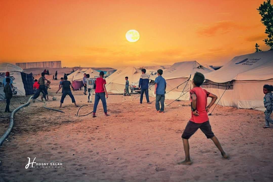 Children Find Joy Through Football Amid Gaza Displacement