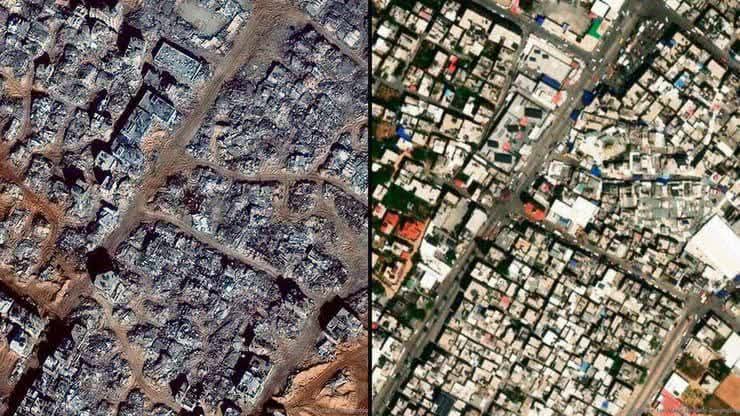 Extensive destruction in northern Gaza Strip