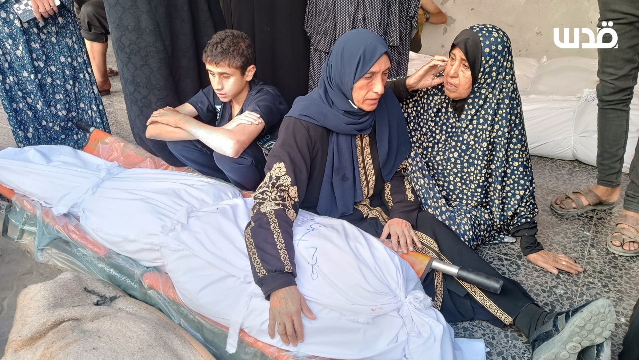 Palestinian mothers mourn sons killed in Gaza airstrikes