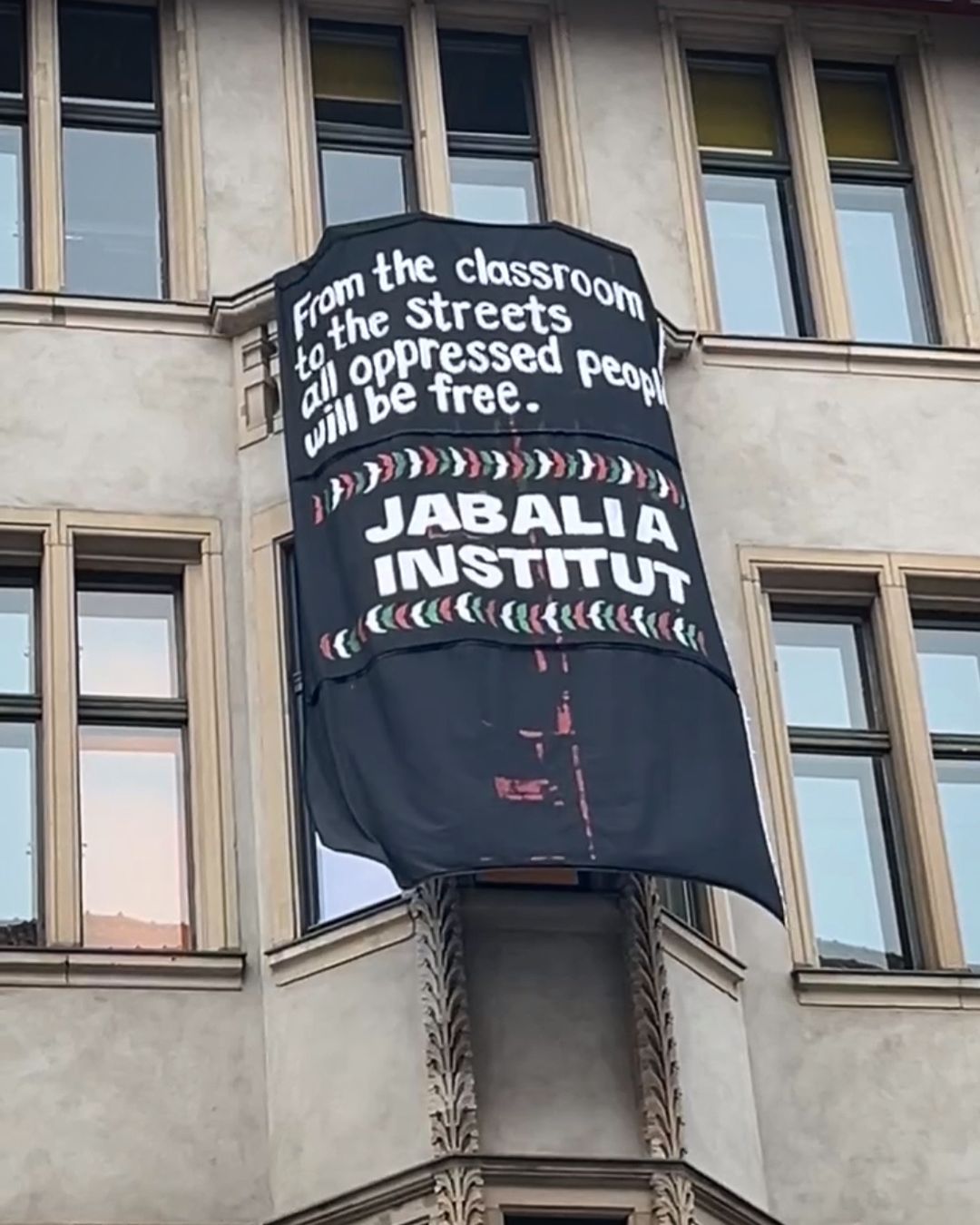 Pro-Palestinian Occupation at Humboldt University Berlin