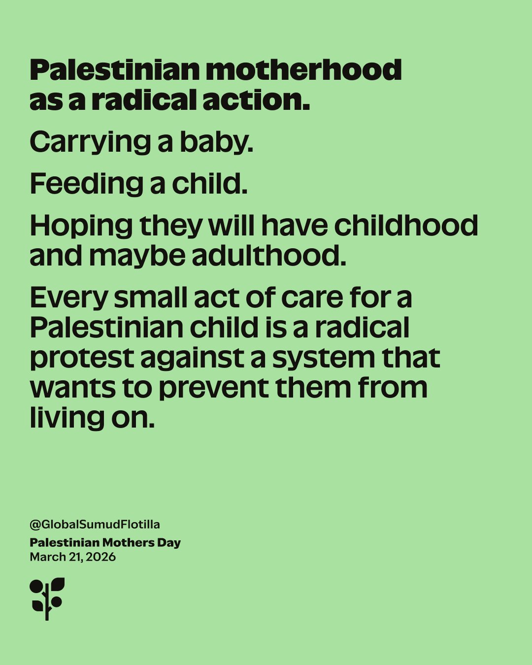 Palestinian Motherhood as Radical Act of Resistance