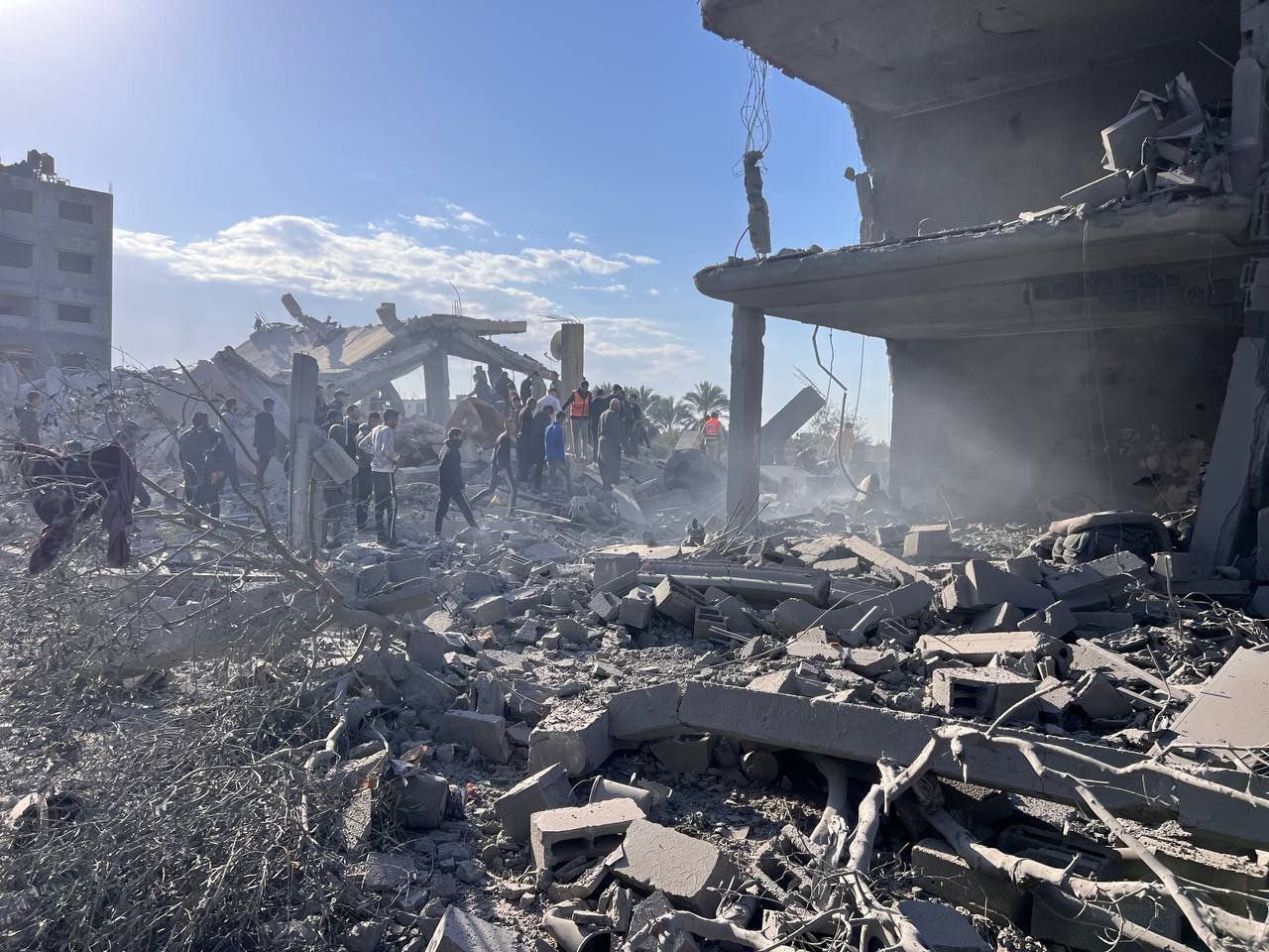 Israeli airstrike kills 2 Palestinians injures 5 Nuseirat