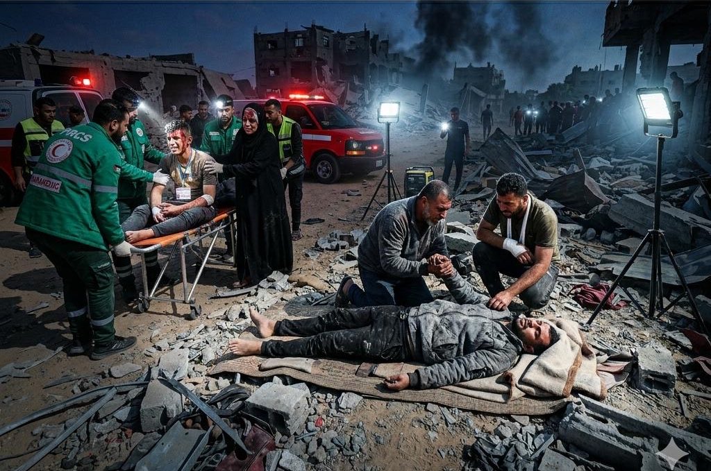 Several killed and wounded in Israeli bombing of Gaza apartment