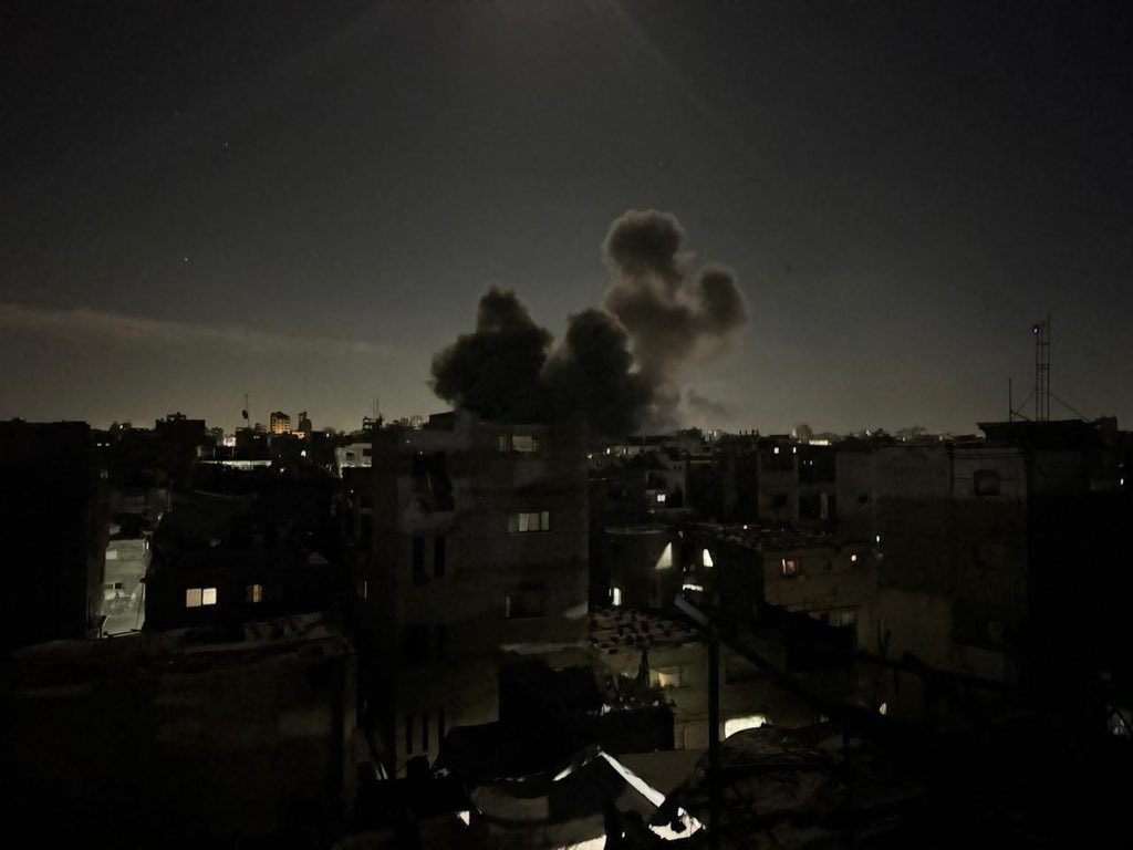 Israeli occupation forces destroying homes east of Gaza City