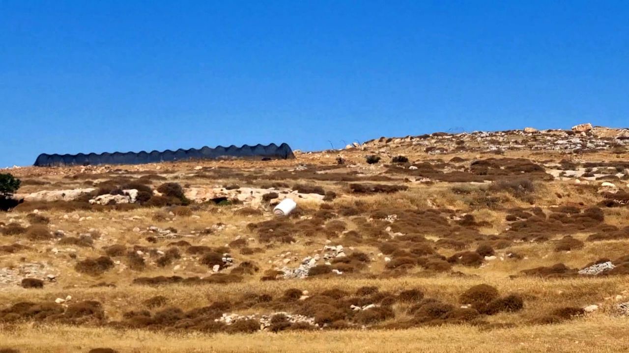 Israeli colonists bulldoze Palestinian lands in Burqa village
