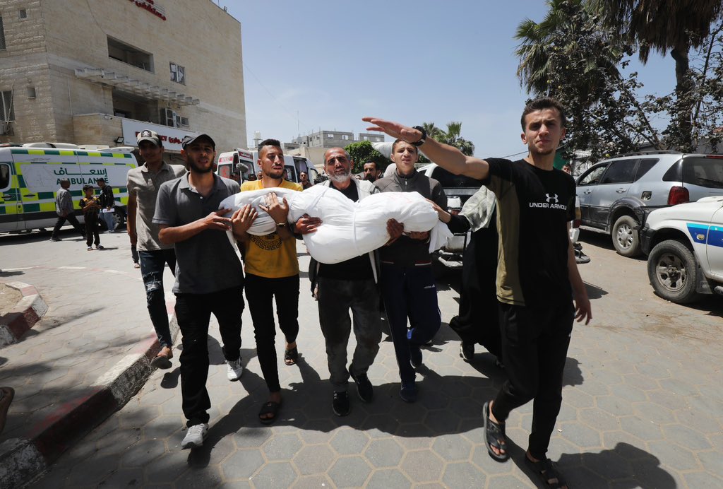 Eyewitness account of explosions and military strikes in Gaza