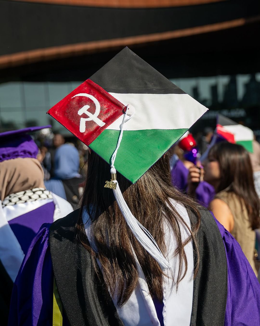 Pro-Palestinian Student Protest at Hunter College Graduation