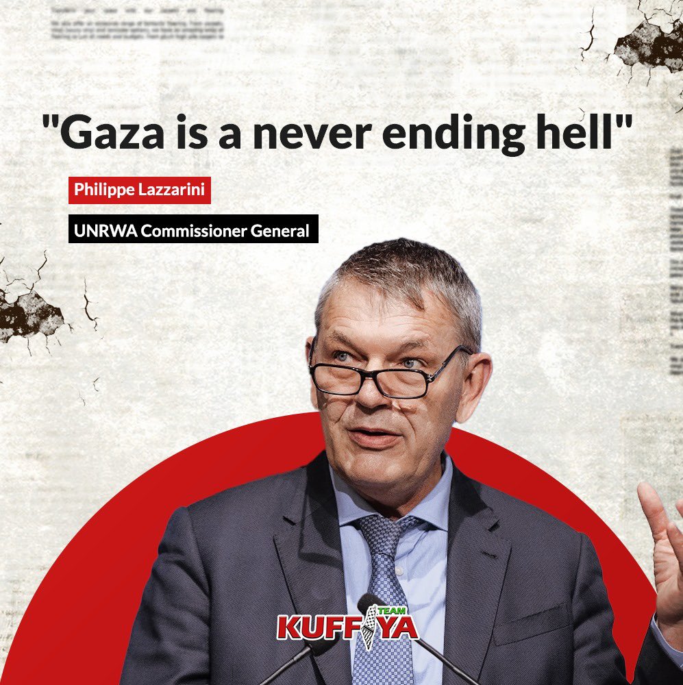 UNRWA Chief Condemns Gaza Massacres, Calls for Humanity