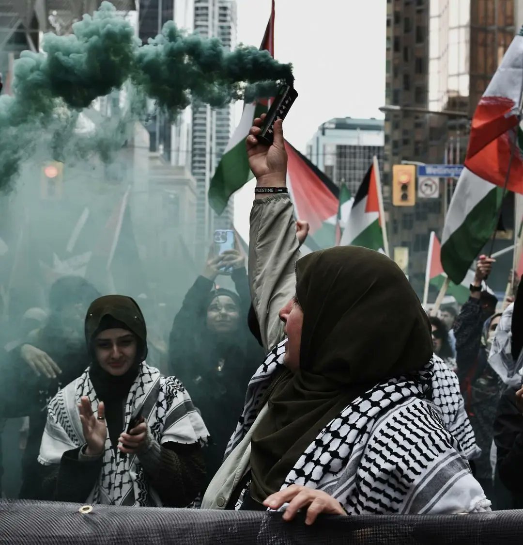 Montreal demonstration in solidarity with Palestinian people