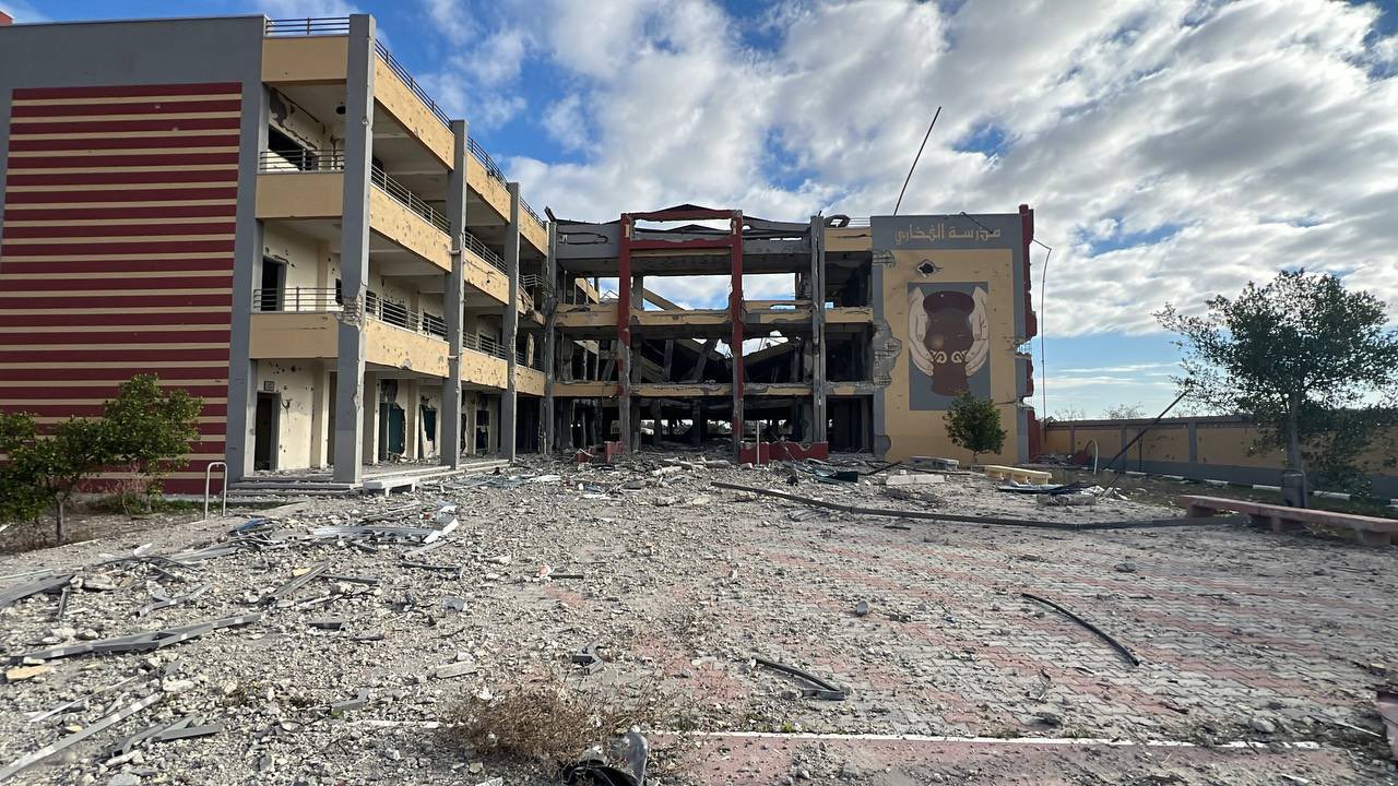 Al-Fukhari School in Khan Yunis Southern Gaza Strip