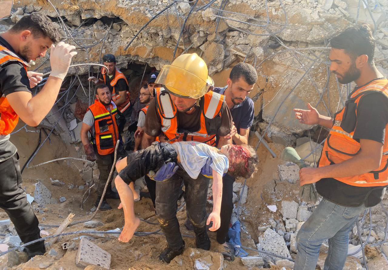 Gaza Strip on Day 12 of Israeli Military Operations