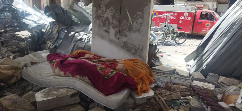 Four Killed in Israeli Bombing of Gaza Refugee Camp
