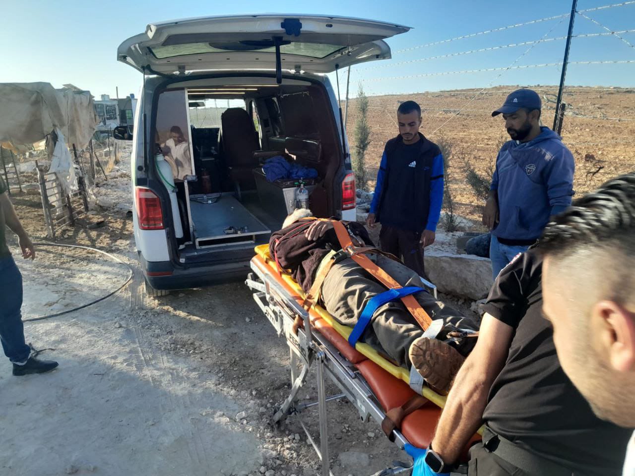 Settlers attack elderly Palestinian in West Bank village