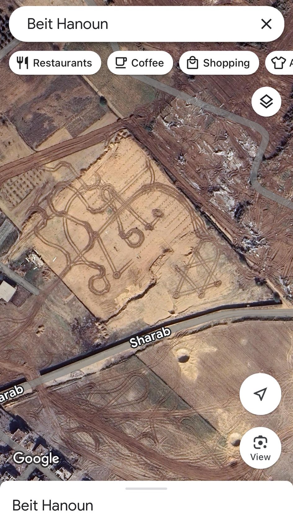 Satellite Images Show Extensive Destruction in Beit Hanoun Northern Gaza