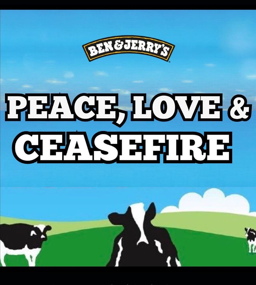 Ben & Jerry’s Board Chair Calls for Permanent Gaza Ceasefire